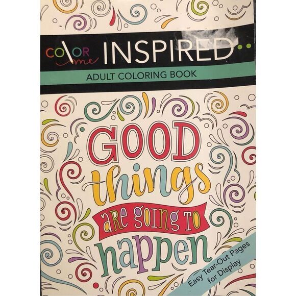 Adult Coloring Book Good Things Will Happen - Picture 1 of 4